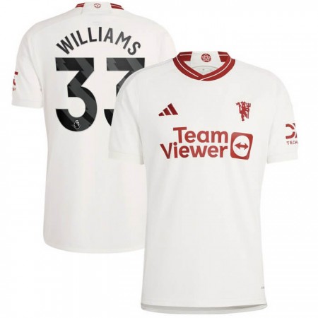 Camiseta de fútbol Manchester United Williams 33 3ª equipación 2023-24 Camiseta de fútbol Manchester United Williams 33 3ª equipación 2023-24